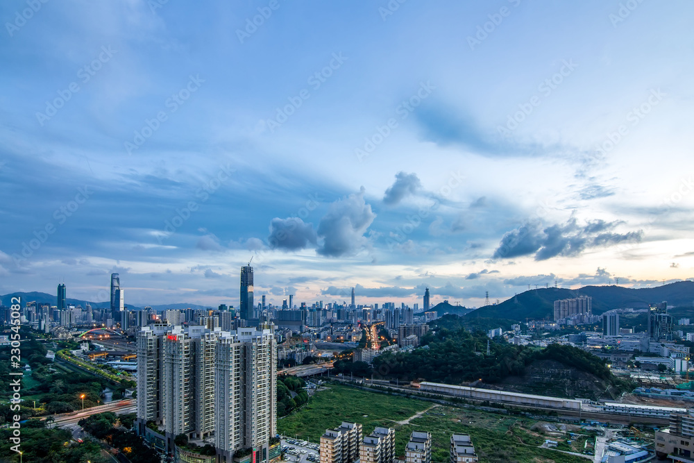 Shenzhen City Skyline
