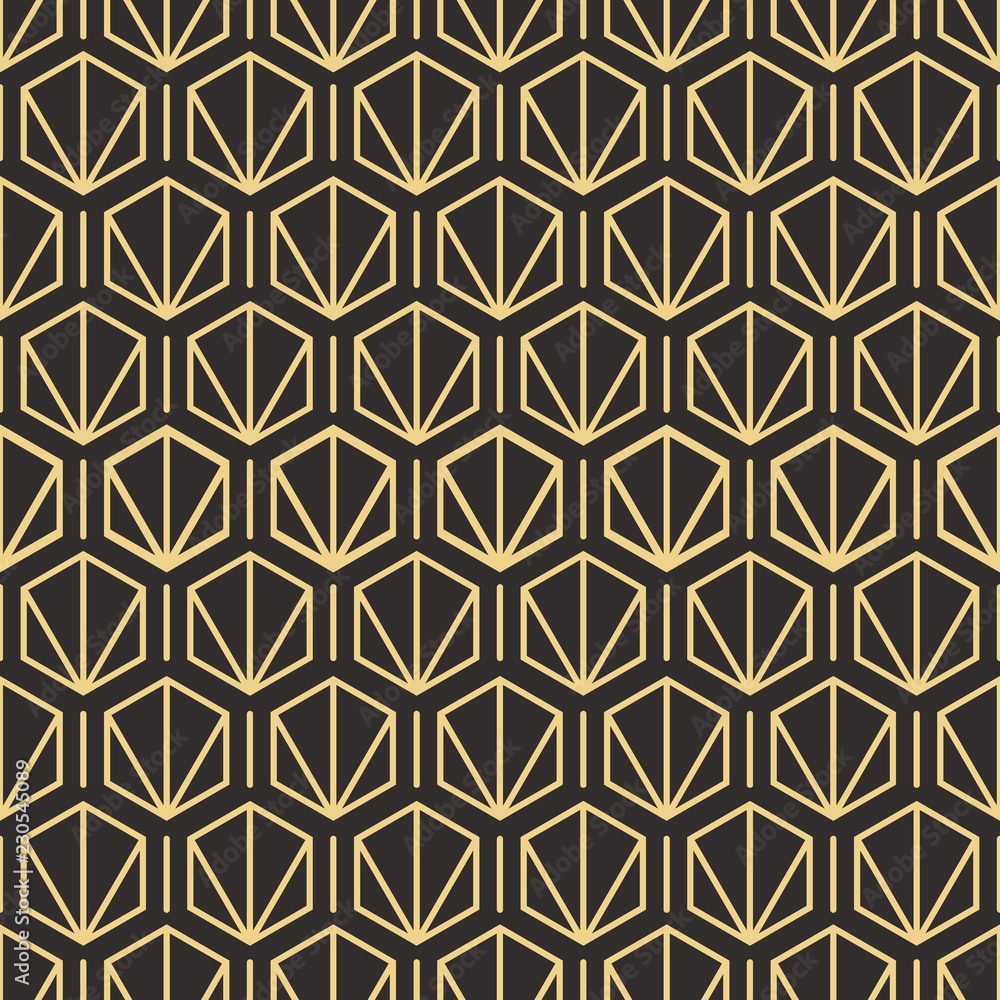 Abstract art deco seamless modern tiles pattern Abstract art deco seamless modern tiles pattern