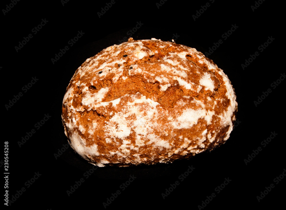 cookie isolated on black background cookie isolated on black background