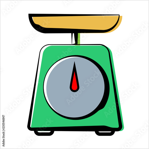 Kitchen Weight Scale Icon