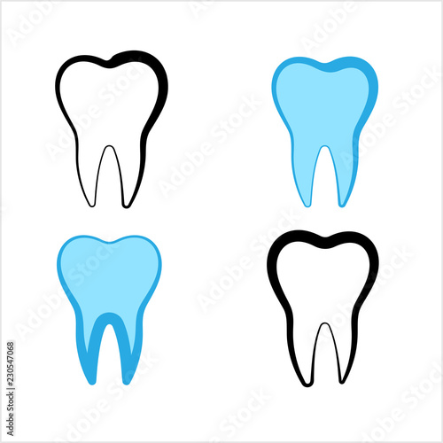 Teeth Icon Design, Medical Design