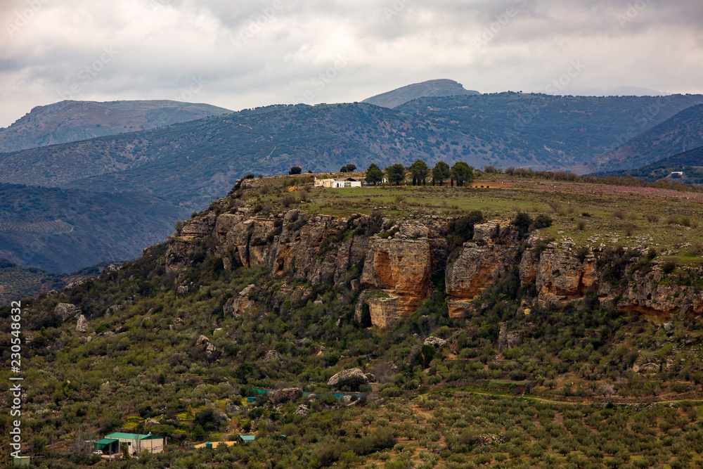 paysage a partir du chateau d'alcaba