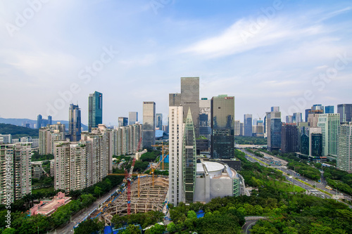 Shenzhen Nightscape City Skyline © 远华 丘