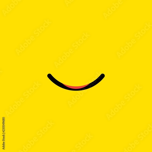 Smile Vector Template Design Illustration