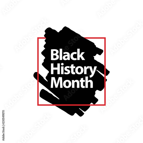 Black History Month Vector Template Design Illustration