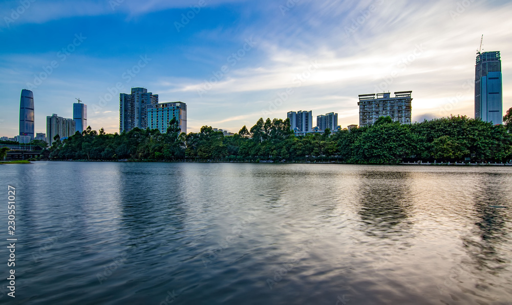 Shenzhen Honghu Park Landscape