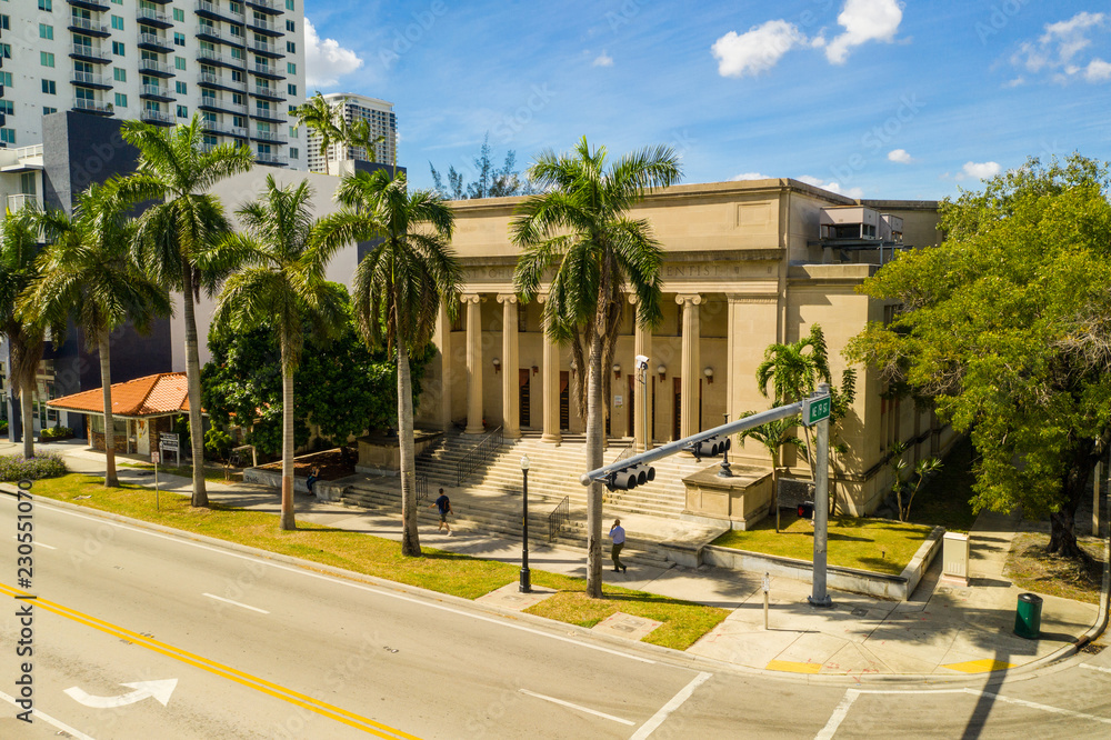 Aerial image of the Church of Christian Scientist Miami Aerial image of the Church of Christian Scientist Miami