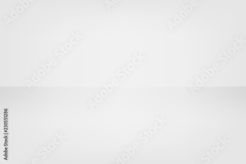 Vector white grey abstract background empty room with spotlight effect