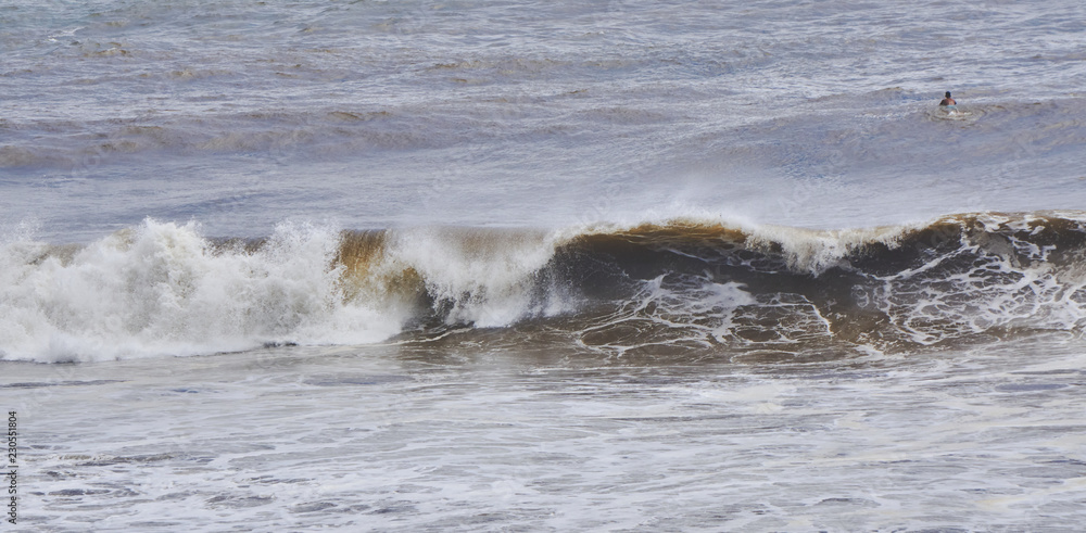 Brown Storm Surge Surfing Waves Brown Storm Surge Surfing Waves