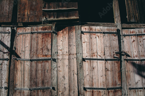 Wooden gates and doors - background image