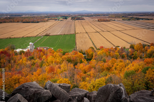 Fall landscape in Quebec, Canada