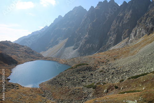 Veľké Hincovo pleso lake in Mengusovska dolina valley, High Tatras, Slovakia