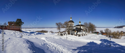 Panorama of the temple-Apostles Czar Constantine and his mother Helena