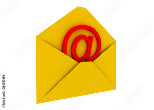 e-mail concept