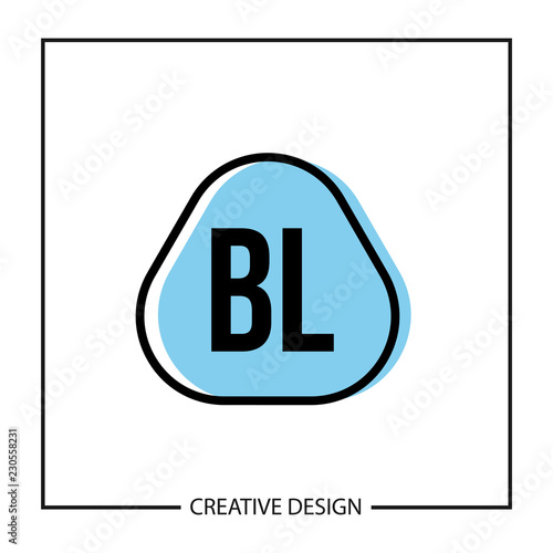 Initial Letter BL Logo Template Design