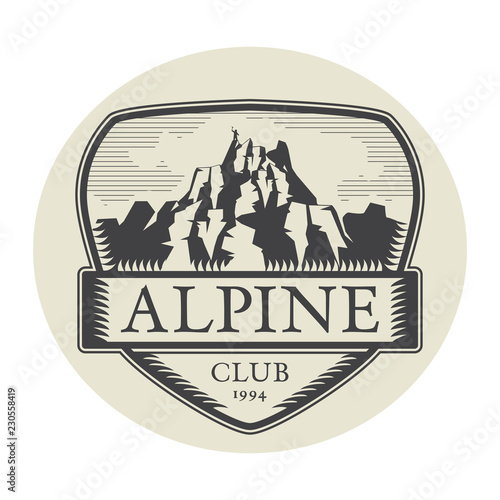Rock Climbing club badge