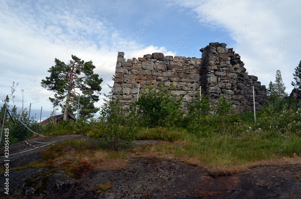 Abandoned mining village. Kongsberg,Norway
