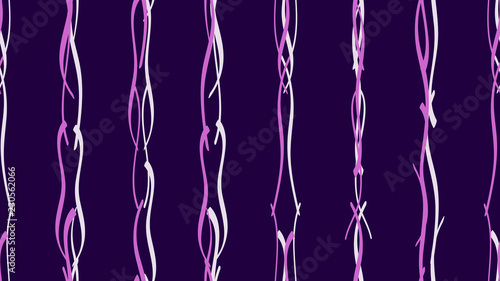 Easy pattern from smooth wavy color lines Element of bright packaging, tile, textile, wallpaper, cover, card, corporate identity design. Light calligraphic waves
