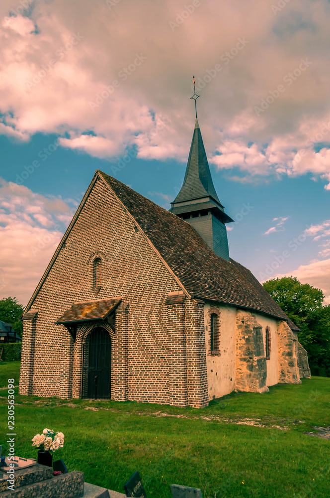 Chapelle de Gaillefontaine, Seine-Maritime, Normandie, France. Chapelle de Gaillefontaine, Seine-Maritime, Normandie, France.