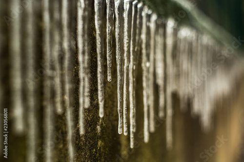 icicles on the roof