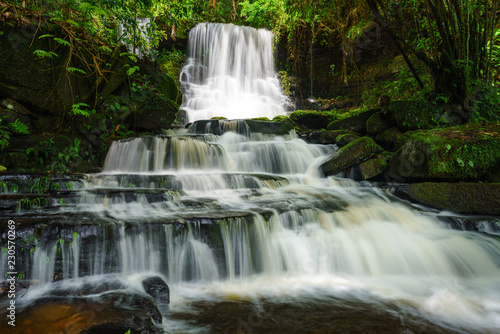 Smooth falling water 