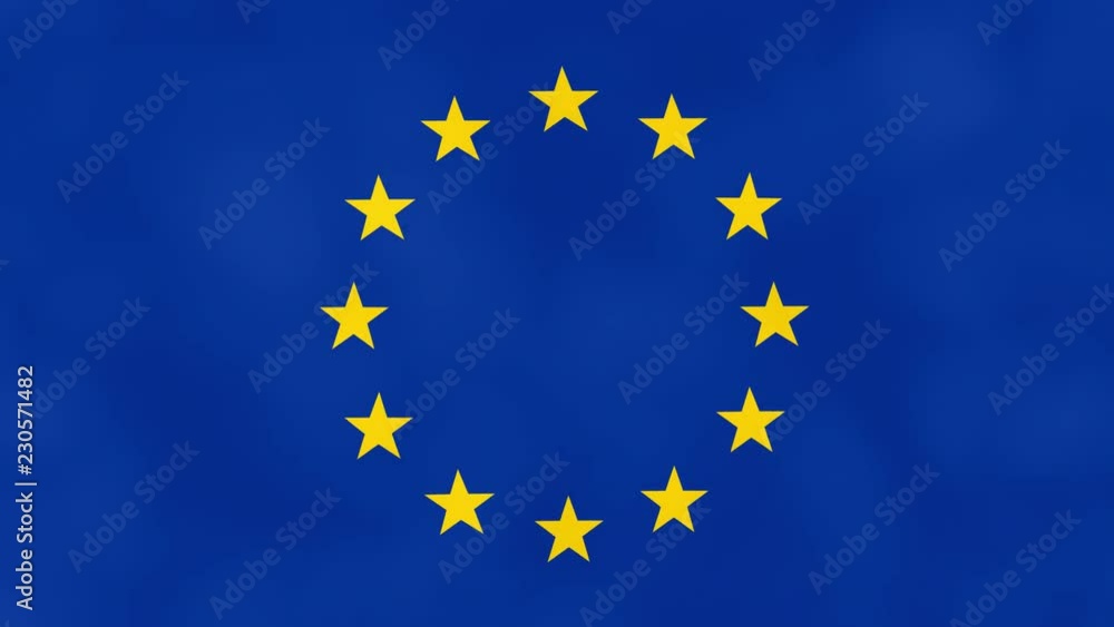 European flag animation for Europe European flag animation for Europe