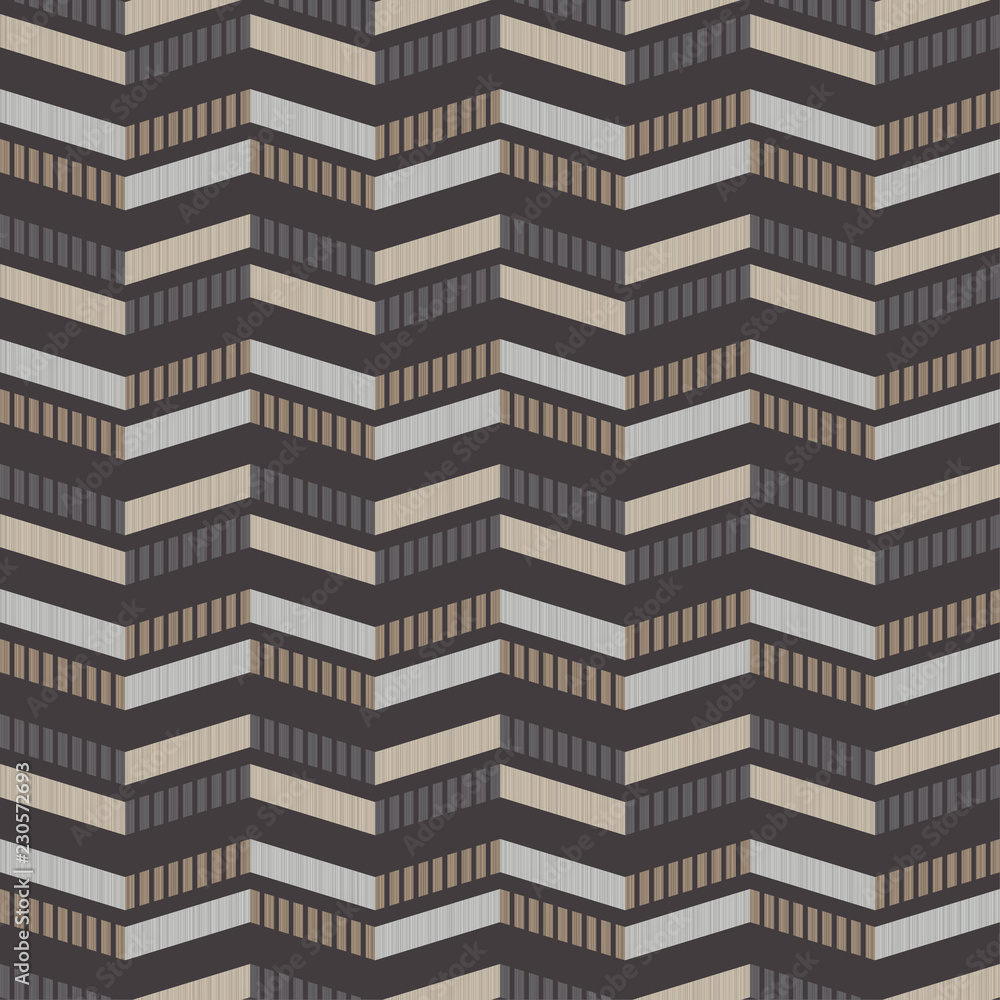 Obraz premium Seamless abstract geometric pattern. Strips. Vector pattern. Mosaic texture. Scribble texture. Can be used for wallpaper, textile, invitation card, wrapping, web page background.