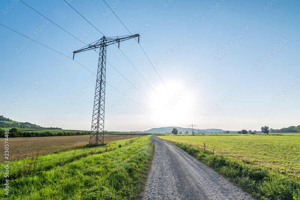 Strommasten Saubere Energie