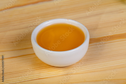 Honey in the bowl