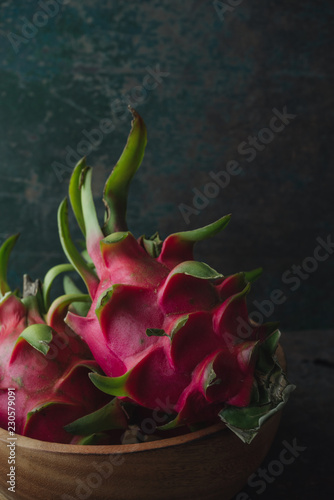 Dragon fruit on rustic background © Max D. Photography