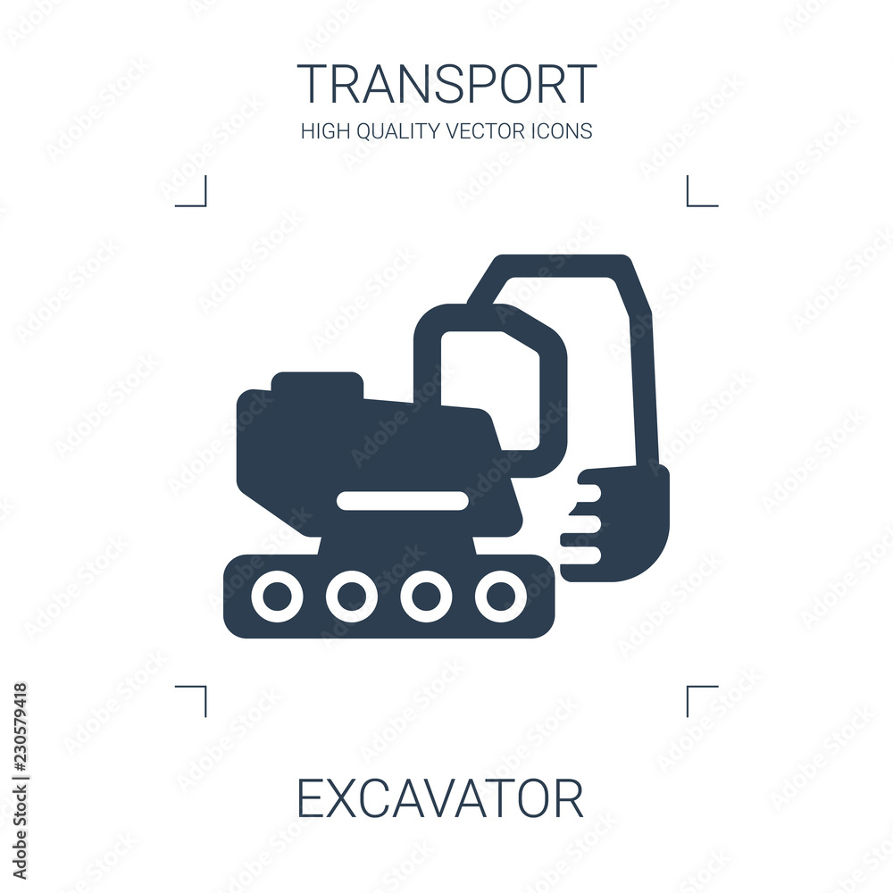 excavator icon excavator icon