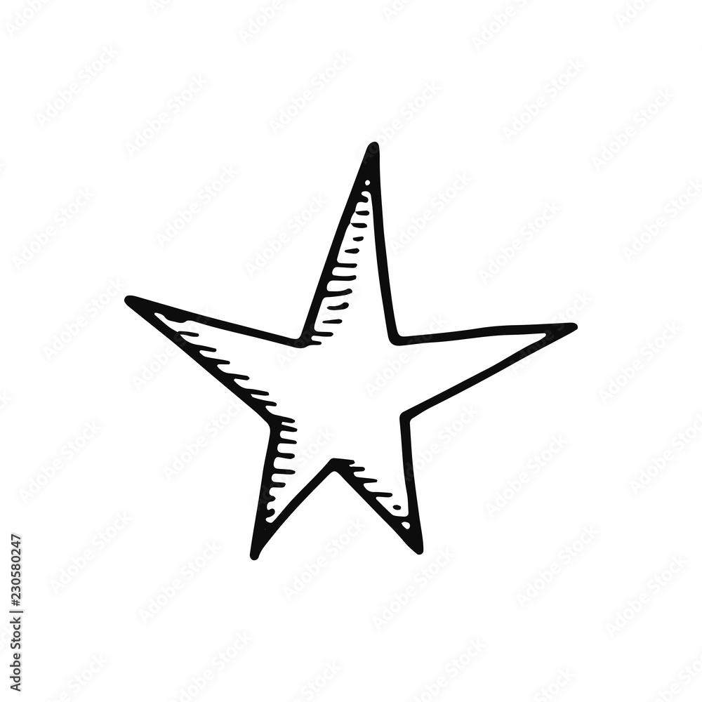 star. icon isolated object silhouette star. icon isolated object silhouette