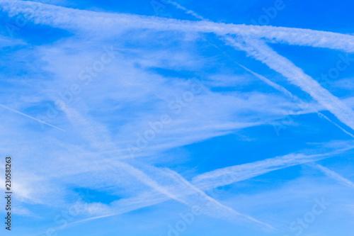 traînées dans le ciel 