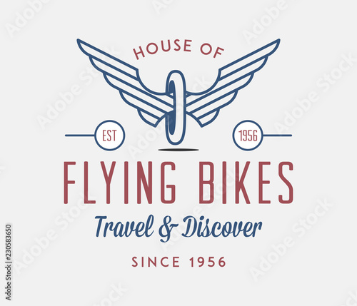 Bicycles flying wheels