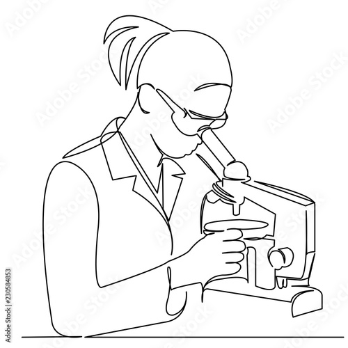 female scientist