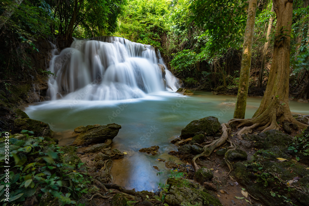 Smooth falling water Smooth falling water