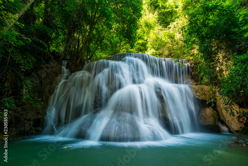 Smooth falling water 