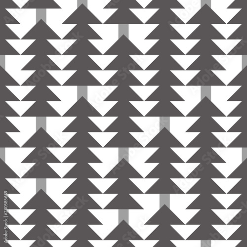 Tree background. Seamless pattern.Vector. 木々のパターン