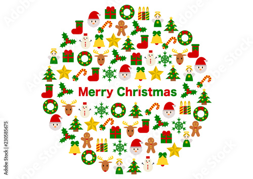 クリスマス イラスト アイコン ロゴ 円形 Stock Vector Adobe Stock クリスマス イラスト アイコン ロゴ 円形 Stock Vector Adobe Stock