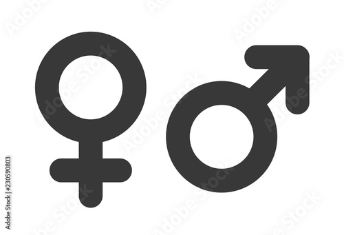 Women and Men Symbol. Male Sign. Vector Icon.