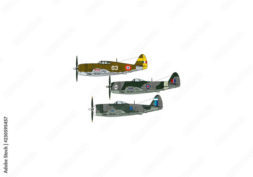 Aircraft color scheme. Illustration Aircraft color scheme. Illustration
