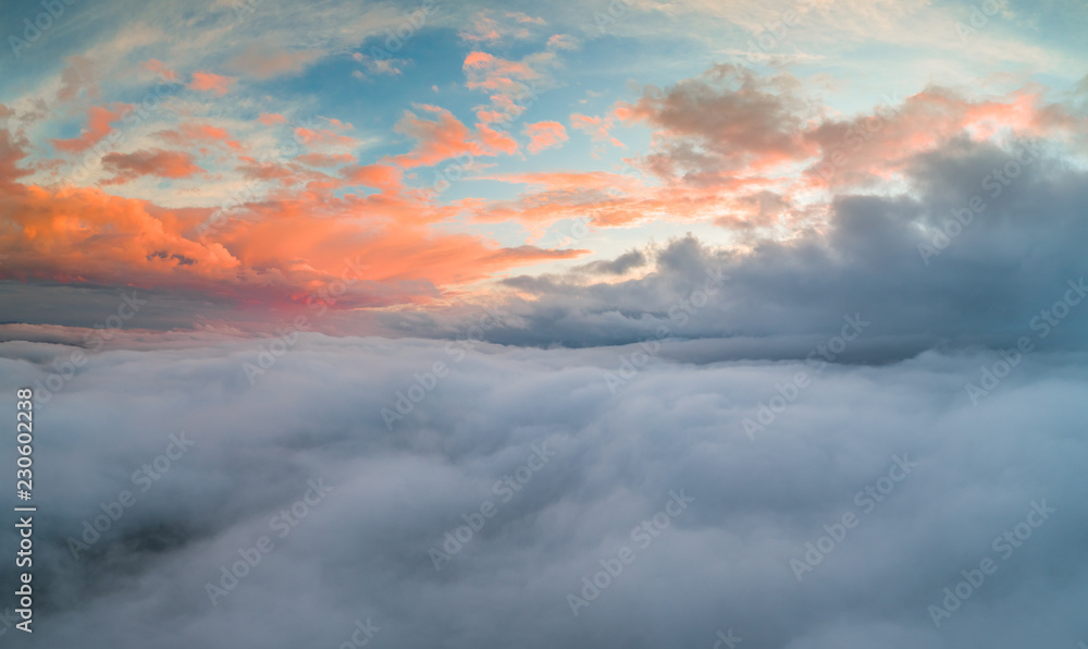 Above the clouds beautiful aerial view Above the clouds beautiful aerial view
