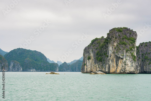 Famous Halong bay in Vietnam, UNESCO