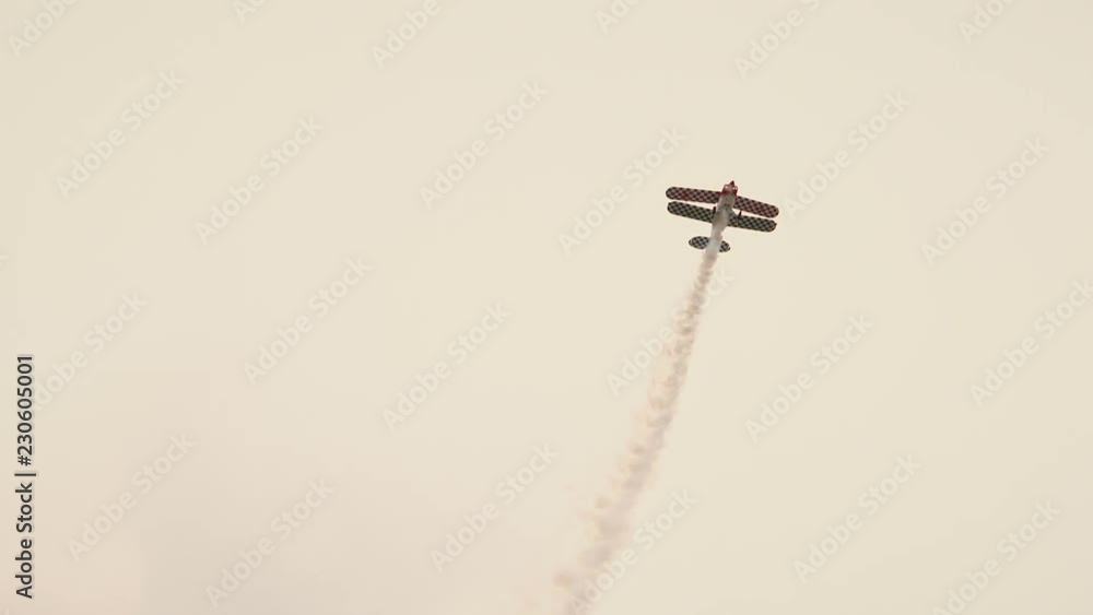 Air show - plane with checkers model Air show - plane with checkers model