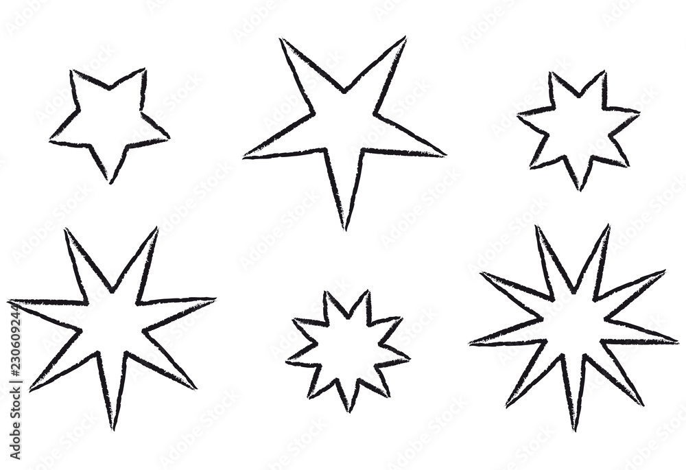 sparkling star icons Christmas sparkling star icons Christmas