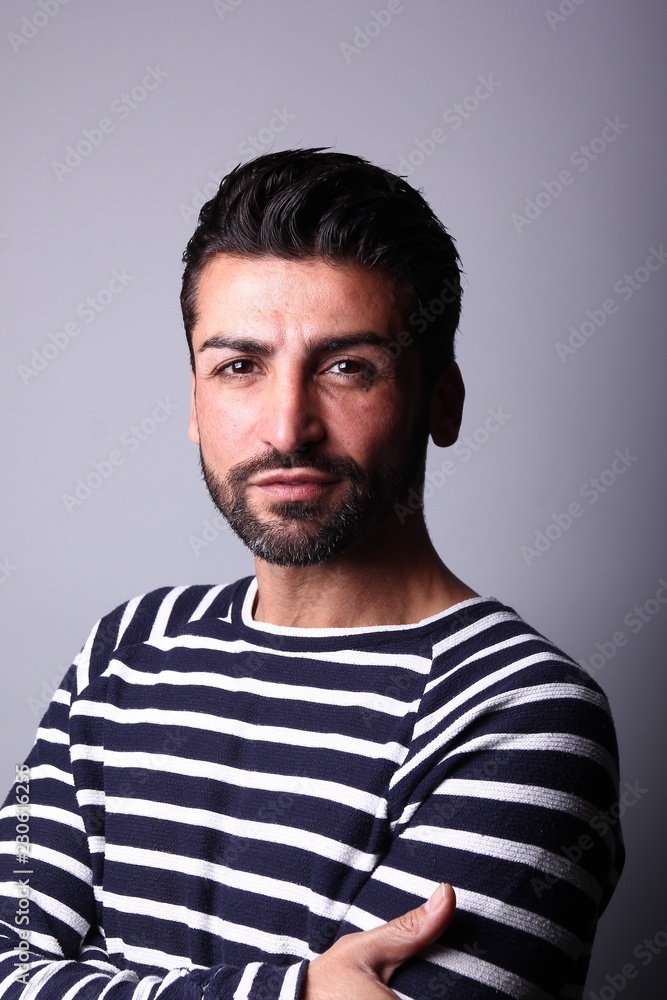 Portrait of a mixed race man Portrait of a mixed race man