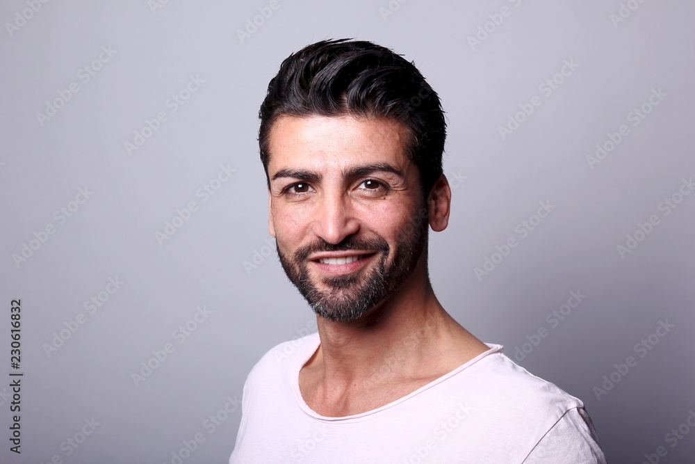 Portrait of a mixed race man Portrait of a mixed race man