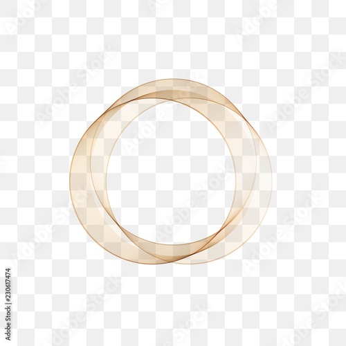 Abstract circle background, vector illustration.golden abstract vector circle