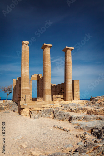Athena temple ruin Lindos