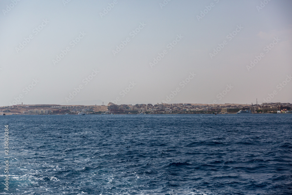 Red sea coast near Hurghada